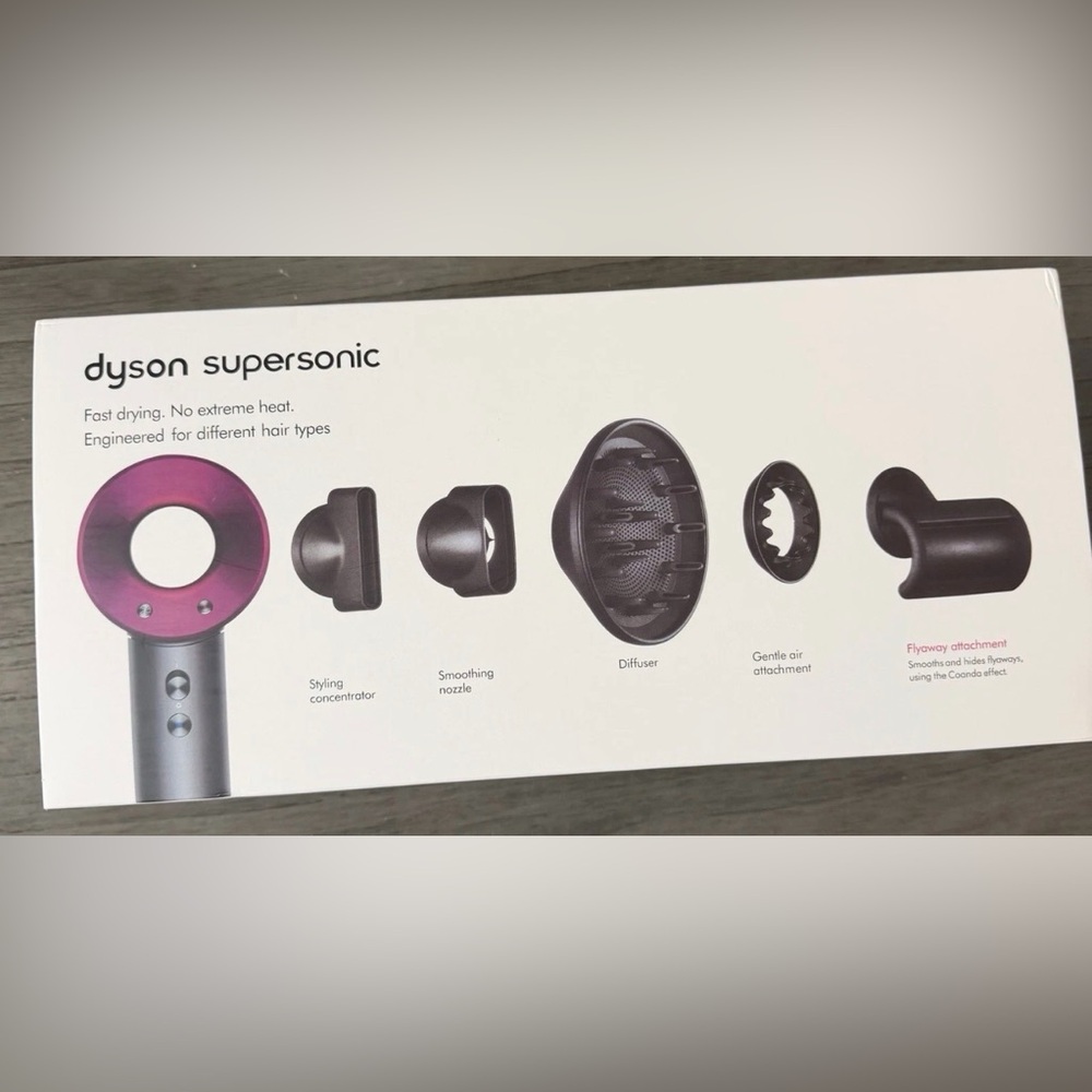 Dyson Supersonic Pink Hair Dryer w/ Diffuser 1400W Electric Unisex HD08 - Picture 4 of 5